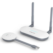 Lemorele USB traadita HDMI saatja ja vastuvõtja, HDMI raadiosaatmine USB A-striimimiseks, ühildub Windows 7, 8, 10/MacOS10.15 ja uuematega