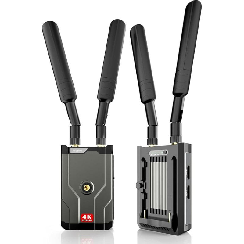 Juhtmevaba HDMI saatja ja vastuvõtja 500 m - Full 1080P @ 60Hz audio-video striimimiseks sülearvutist, arvutist HDTV-sse, projektorisse - HDMI dongle ja laiendaja