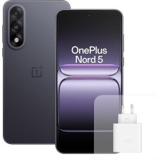 OnePlus Nord 5 nutitelefon 8 GB RAM 256 GB mälu, 6,83-tolline, 144 Hz AMOLED, Snapdragon 8s Gen 3, 5200 mAh aku, koos 80 W laadijaga, hall