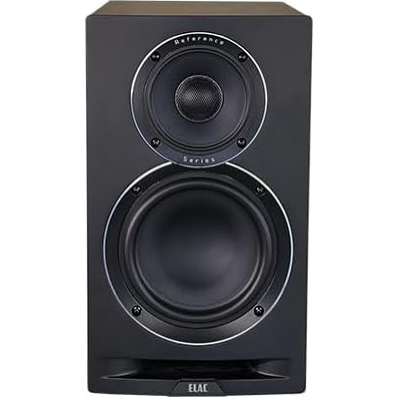 ELAC Uni-Fi Reference UBR62 kompaktkõlarid - eksklusiivne 3-kohaline koaksiaalne HiFi-kõlar legendaarse heliga muusikaks ja kodukinoks - 2 tk HiFi-kõlarid passiivsed koos - mustas toonis