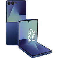 Samsung Galaxy Z Flip7 AI nutitelefon Galaxy AI, AI telefon Androidiga, kokkupandav disain, Infinity Front Display, 50MP lainurkkaamera, 512GB, 12GB RAM, sinine varjundiga