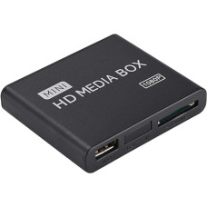 VBESTLIFE 110-240 V Full HD Box Media Player, 16 keelt 1080 P Media Player Box Support USB MMC RMVB MP3 AVI MKV (EU)