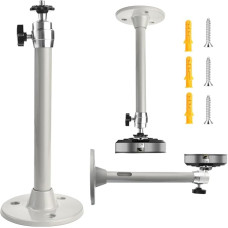 OKUYAN projektori katuse seinakinnitus universaalne projektori riputuskinnitus projektori seinakinnitus 360° pööratav alumiiniumist projektor kodukino konverentsiruumidesse AV-ruumi