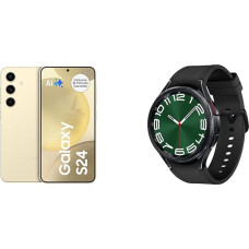 Samsung Galaxy S24 AI nutitelefon Android mobiiltelefon ilma lepinguta Galaxy Watch6 Classic Smart Watch, must