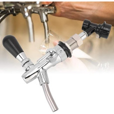 Uadme reguleeritav õllekraan, G5/8 reguleeritav õllekraan Barrel õllekraan koos Ball Lock Liquid Shut-off baaride hotellide restoranide jaoks