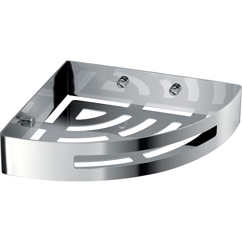 Gedy G-Hanoi 304 roostevabast terasest nurgadušikorv kroomviimistlusega, mõõtmetega 4,5 x 21 x 21 cm ja 0,55 kg, disain R&E