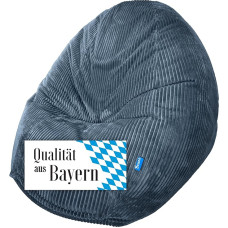 Bruni Classico Cord L tumesinises toonis - XXL siseruumide kott koos täidisega, siseruumide kott Saksamaalt.