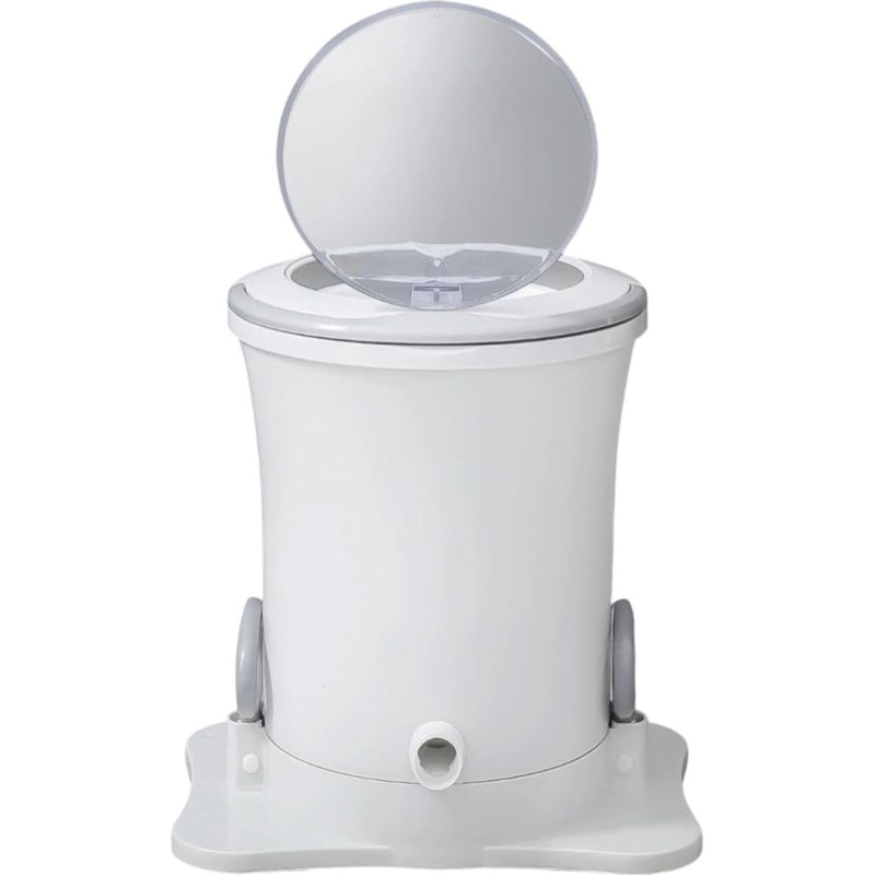 KESOTO Wäscheschleuder, Wäschetrockner, manueller Schleudertrockner, für Wohnmobile, Wohnungen, Weiß, M