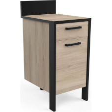 Meuble De Cuisine Bas Industriel Avec Plan de Travail 1 Tiroir 1 Porte - Cuisine Complete 