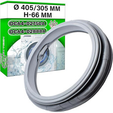 Pesumasina ukse tihend läbimõõt 405/305 mm kõrgus 66 mm originaalkoodiga DC64-02750A DC64-02888A Samsung ONIX TECH jaoks DC64-02750A DC64-02888A