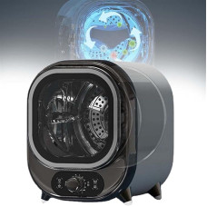 Kaasaskantav roosa trummelkuivati - kompaktne mini tsentrifuugimise ja kondensaatori kombinatsioon - ideaalne töölaua või seinale paigaldamiseks - 5kg ventilatsioonivõimsus