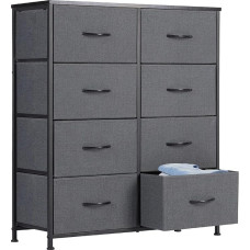 DUMOS kapp magamistuppa 8 riidest sahtlitega Kõrge kapp riiete korraldaja lastetoa kapi hoiutorn kapi metallist raamiga puidust ülemine kergekaaluline laste kapp