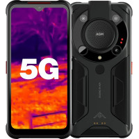 AGM Glory Pro väljas mobiiltelefon 5G, väljas nutitelefon 8GB RAM 256GB ROM Snapdragon 480, 256 x 192 soojuskaamera 25 FPS, 6200 mAh, Android 11, 6,53-tolline FHD+, IP68 veekindel välitingimustes.