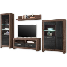 Balin 89-010-N6 seinakapp Canyon Tamm / Must Ca. 325 x 197 x 45 cm