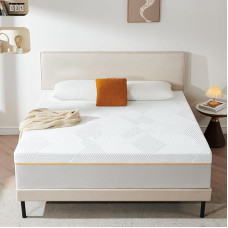 Sleremind ühekohaline madrats, Memory Foam madrats, kõrge tihedusega, hüpoallergeenne ja hingav, keskmise tugevusega madrats, madrats karbis (90 x 190 x 20 cm)