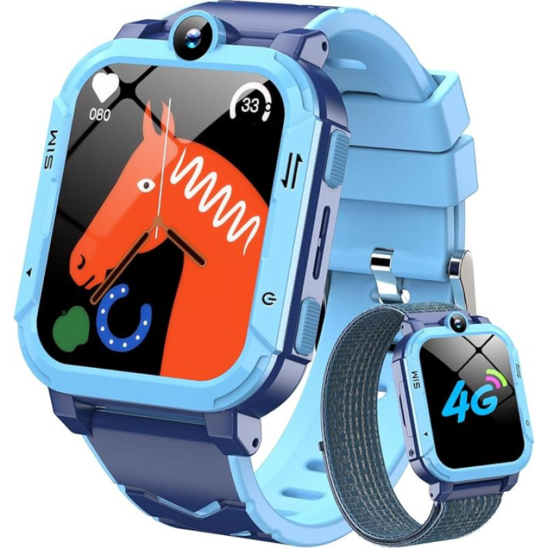 Blackview laste nutikell saab sisestada SIM-kaardi, LBS + WiFi + GPS Tracker, 4G funktsioonidega kell, SOS hädaabikõne, telefonikõne, videokõne, häälvestlus, SMS, koolirežiim, laste kella jaoks
