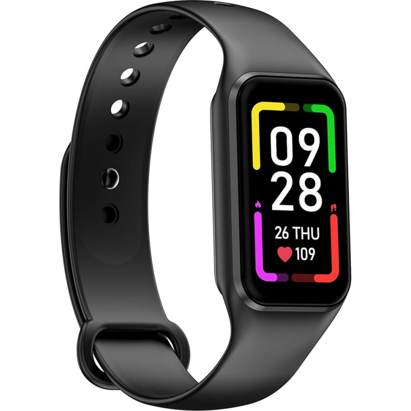 Blackview Smartwatch, meeste/naiste veekindel spordikell, 3,7 cm värviline ekraan, spordijälgija koos sammuloenduri, unemõõtja, südame löögisageduse, 24 spordirežiimi, nutikell Android iOS-le