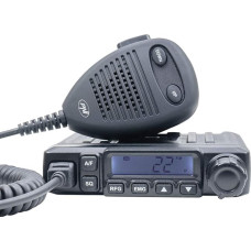 PNI Escort HP 6500 CB-raadio Multistandard 4W AM-FM 12V ASQ RF võimendi Sigaretisüütaja pistikuga kaasas