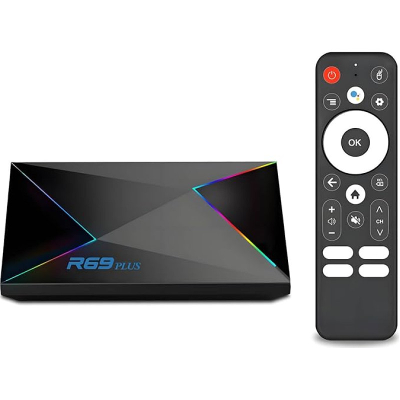 Android 14.0 TV Box, Android Box 2GB RAM 16GB ROM WIFI6 1000M Ethernet 4K 8K HDR10 Chipset Allwinner H728, Support 2.4G/5.8G Dual WiFi BT5.0 USB 2.0 USB 3.0 TV Box Android
