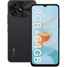 UMIDIGI G5A mobiiltelefon ilma lepinguta, 8GB + 64GB/2TB TF, Simlock-free mobiiltelefonid, 5000mAh, 6.52 tolli HD+, Dual SIM 4G nutitelefon ilma lepinguta, 13MP + 5MP, mobiiltelefon Android 13