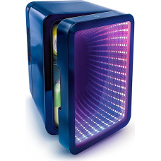 Canal Toys So Chill Mini Fridge Infinity INF 041 - Mini külmik LED-peegliga - kosmeetikakülmik nahahoolduseks ja jookide jaoks - USB jahutus kontorisse ja reisile
