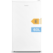 COMFEE RCU60WH2(E) 60L vertikaalne sügavkülmik, 3 sektsiooni, üheukseline, reguleeritav temperatuur, pöörduks, vaikne, vabalt seisev, valge