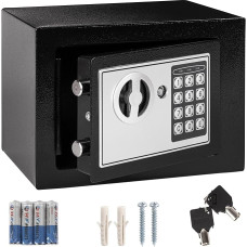 ONVAYA® Mini Steel Safe | 17 x 23 x 17 cm | Furniture Safe | Safe | Wall Safe with Combination Lock | Money Safe