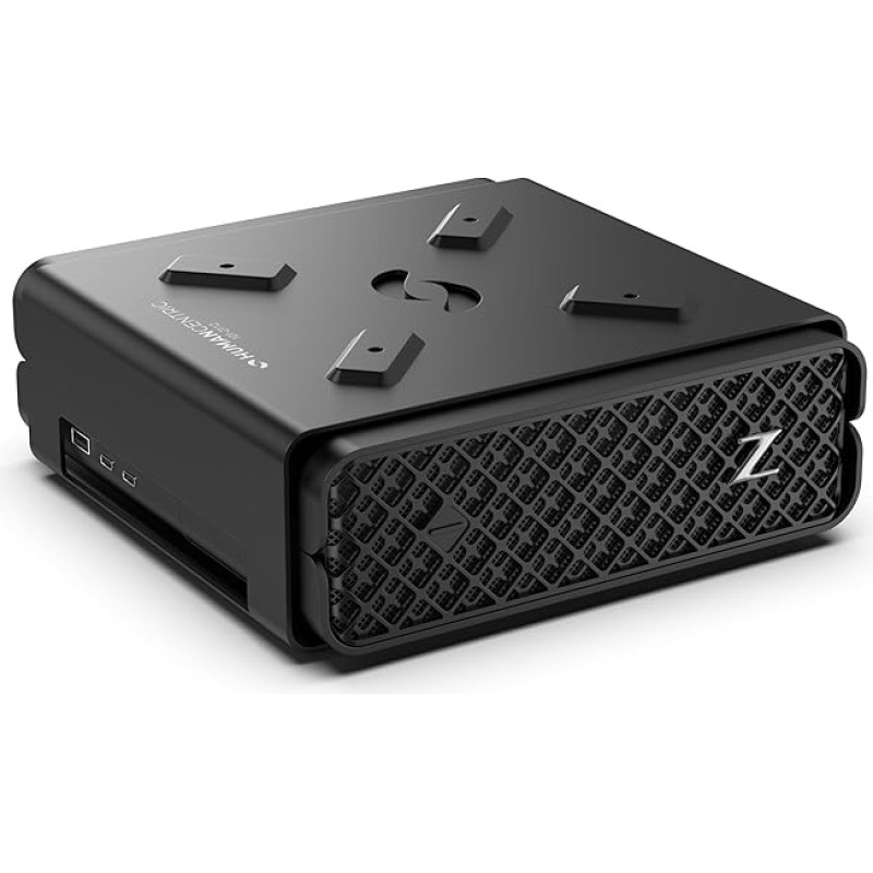 HumanCentric Dual VESA Case Compatible with HP Z2 G9 Mini PC, VESA Mount Between Monitor Arm and Monitor, Under Desk or Wall Mount Z2 G9 Mini PC Mount