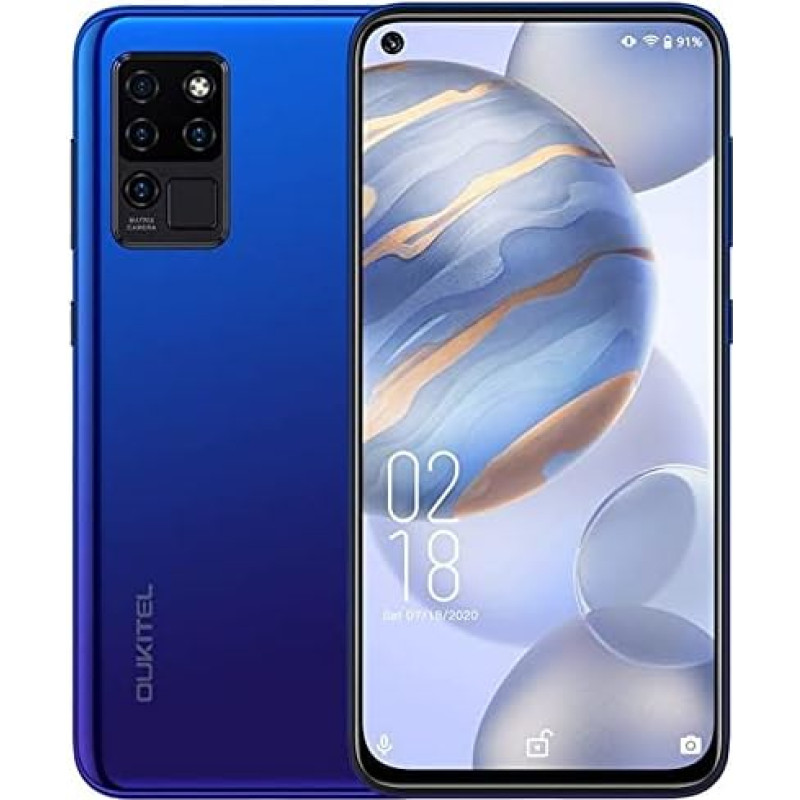 Oukitel c21 4GB/64gb ookeanisinine