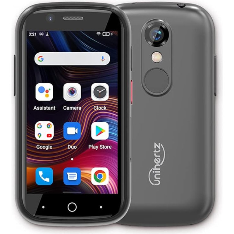 Unihertz Jelly 2E - maailma väikseim 4G nutitelefon 110g Mini telefon Armas ja kaasaskantav Android 12 4GB RAM + 64GB ROM Unlocked nutitelefon ja mobiiltelefon