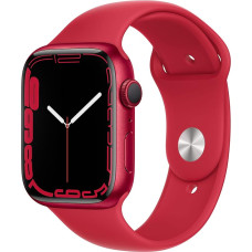 Apple Watch Series 7 (GPS, 45 mm) alumiiniumist korpus koos punase spordirihmaga (uuenenud)