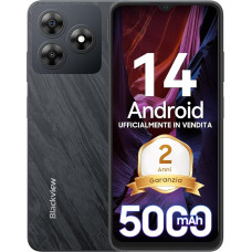 Blackview 2025 mobiiltelefon ilma lepinguta, aku 5000 mAh, 6GB + 64GB/2TB SD, Octa Core 6.56 tolli HD+, 13MP + 8MP kaamera, 4G Dual SIM nutitelefon ilma lepinguta, odav Simlock-Free, GPS
