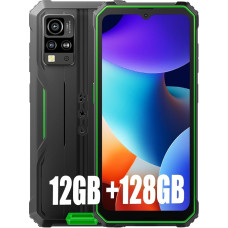 Blackview BV4800 PRO Välitingimustes kasutatav mobiiltelefon, 5180 mAh, 12GB + 128GB/2TB (2025), nutitelefon ilma lepinguta, 6,56-tolline 90Hz, IP69K veekindel, ehitusplatsi mobiiltelefon, 5MP + 13MP/Dual