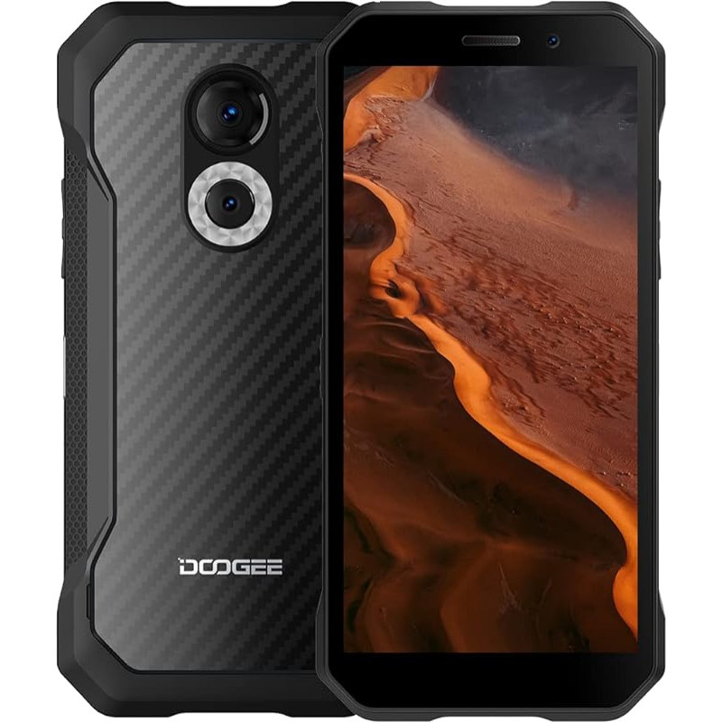 DOOGEE Android 12 mobiiltelefon ilma lepinguta S61, Helio G35 2,3 GHz 6GB + 64GB, 20MP öönägemiskaamera, IP68 nutitelefon, vastupidav, veekindel, 6,0-tolline HD+ ekraan, Dual SIM, 5180 mAh, GPS