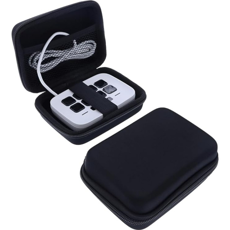 foto-kontor Kohver, mis ühildub Elgato Stream Deck Neo kaitsekohvriga, kandekott, kohver, hoiukott, reisimiseks, must