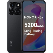 HONOR X6a nutitelefon 4+128GB mobiiltelefonid LCD ekraan 6.56 tolli @ 90Hz Professionaalne kaamera 50MP 5200mAh akuga Kiirlaadimine NFC Dual SIM kaart GMS