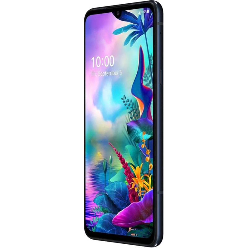 LG G8X nutitelefon (16,26 cm / 6. 4 tolli OLED FHD+ ekraan, 128 GB sisemälu, 6 GB RAM, IP68, Android 9.0) Aurora Black