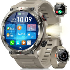 Blackview meeste nutikell, valgustus, kompass, IP68 veekindel, 100 päeva aku, 1,45-tolline puuteekraan, Bluetooth-kõne, südame löögisagedus, uneanalüüs, spordikell 100+ spordirežiimiga, kella jaoks