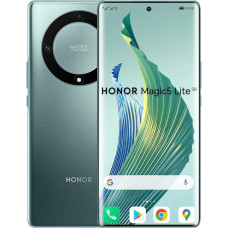 Honor Magic5 Lite 5G mobiiltelefon, nutitelefoni aku 5100mAh, AMOLED kõver ekraan 120Hz, õhuke ja kerge, kolmekordne kaamera 64MP, 8+256GB, Dual SIM, Android 12, roheline