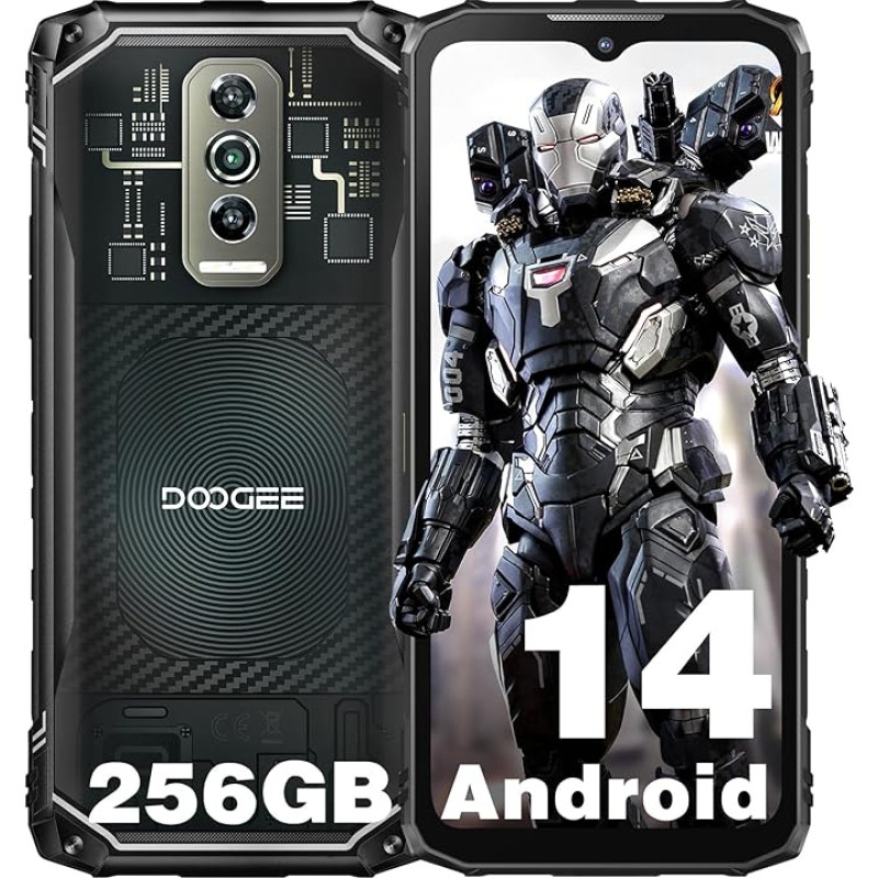 DOOGEE Blade 10 Ultra vastupidav nutitelefon Android 14 (2024) / IP68/IP69K 4G Dual SIM