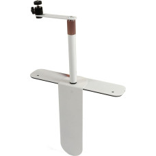 ciciglow projektori statiiv, 24-40 cm kõrguse reguleeritav, kaasaskantav projektori seinakinnitus voodisohvale 1/4-tollise keermega, 360° pööramine ja 90° kallutamine (valge)