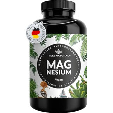 Magneesiumi kõrge annusega kapslid - 365 tükki (aastavaru) - 664mg kapsli kohta, millest 400mg elementaarne magneesium - laboratoorselt testitud ja vegan.