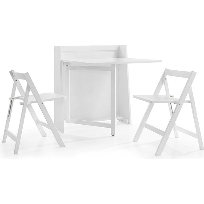 Julian Bowen Helsinki kompaktne söögikomplekt, valge