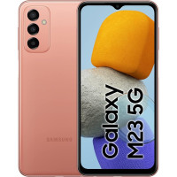 Samsung Galaxy M23 5G, Android nutitelefon, 6,6-tolline Infinity-V TFT-ekraan, 5000 mAh aku, 4 GB RAM, 128 GB mälu, Dual SIM, oranžikas vask