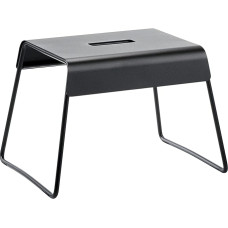 Zone Denmark A-Stool Steel Stool Väike trepptool lastele ja täiskasvanutele Libisemiskindel 39 x 30 x 27,5 cm must