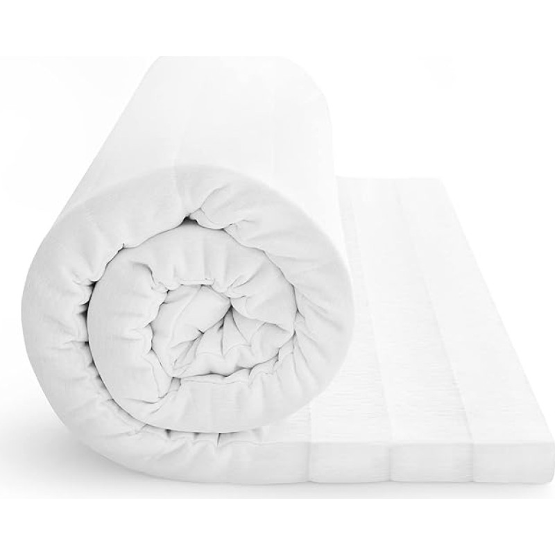 Mister Sandman Topper 60x120 Matratzenauflage für Liegekomfort und Matratzenschutz, Kaltschaum Topper für alle Matratzen und Boxspringbetten, Matratzen Topper weich, Höhe ca. 5cm