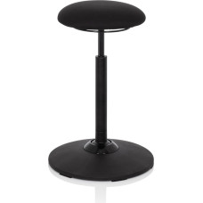hjh OFFICE Balance SIT 608914 Töökool kangast must liikuv tool tervislikuks istumiseks, reguleeritava kõrgusega