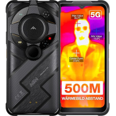 AGM G2 Guardian Outdoor Smartphone 5G koos soojuskujutise monokulaariga 500 meetrit, lepinguta mobiiltelefon soojuskujutise kaamera 256 x 192 10 mm objektiiviga, 8 + 256 GB Qualcomm QCM6490 6.58