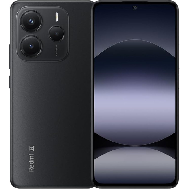 Xiaomi Redmi Note 14 5G nutitelefon EU Black 8+256G koos NFC-ga, laadija ei kuulu komplekti
