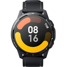Xiaomi Watch S1 Active Smartwatch (1,43-tolline AMOLED HD; 117 treeningmoodust; SpO2, südame löögisageduse ja une jälgimine; Bluetooth; NFC; GPS, 5 ATM, kuni 12 päeva aku, Alexa) Must, XM100024